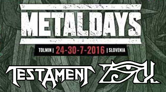 ZiX & Testament @ Metal Days 2016